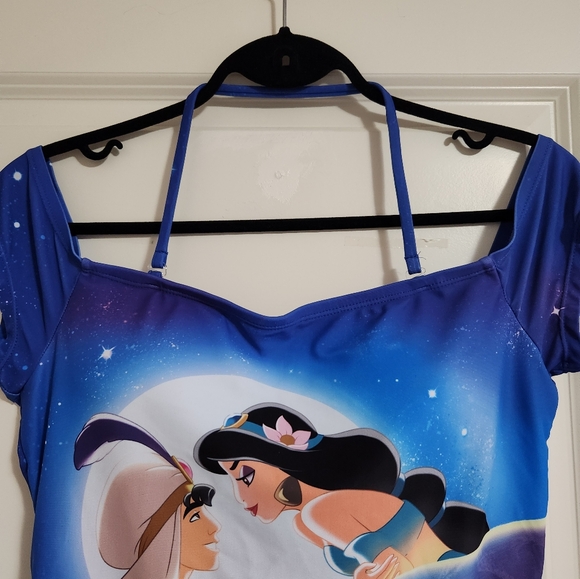 Disney Aladdin & Jasmine One Piece Swimsuit - Picture 3 of 3
